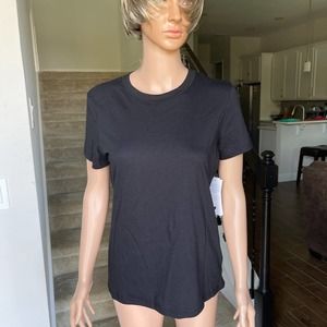 Workshop Republic Clothing Black T-shirt Women Sz S NWT